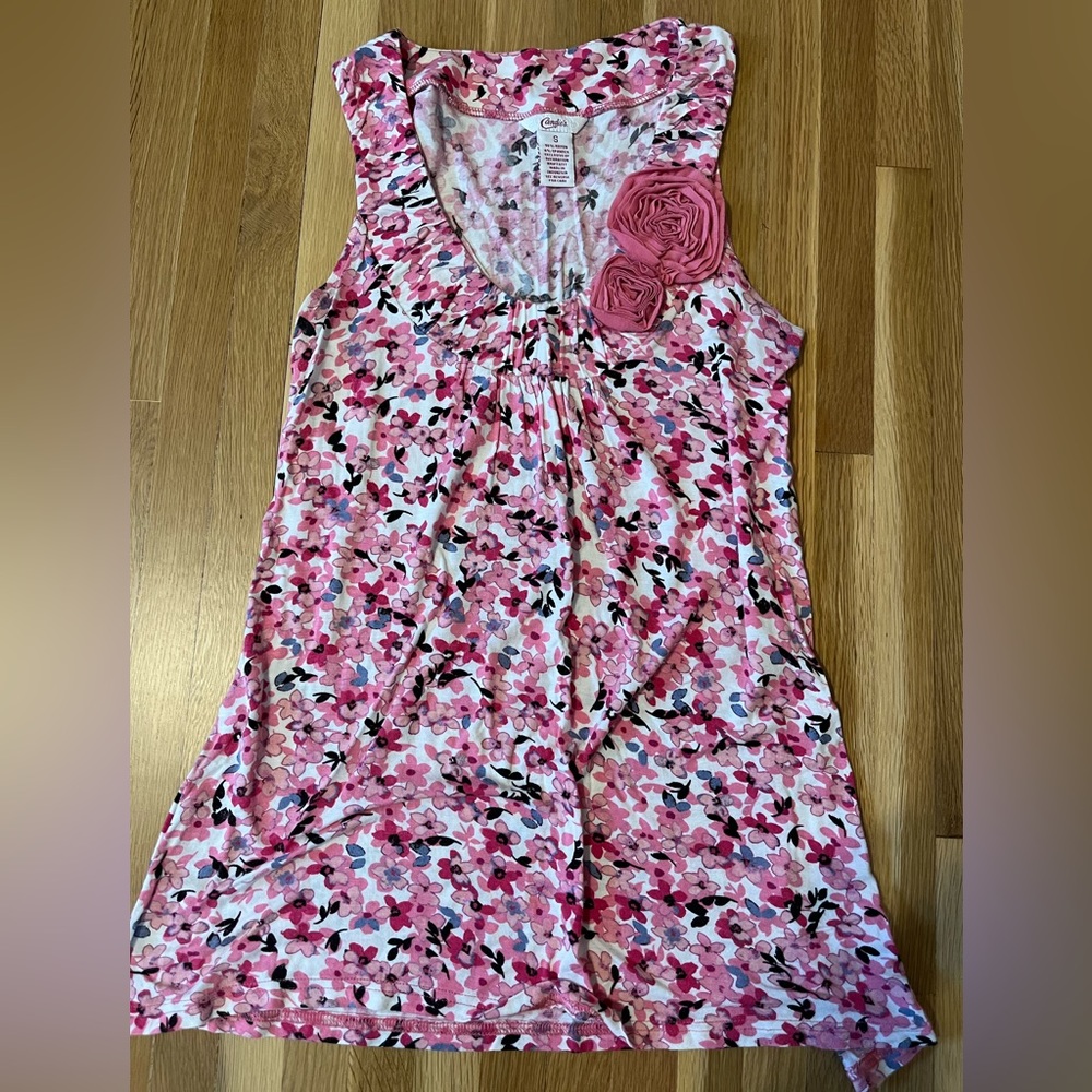 Small Candie’s Pink Tank Top